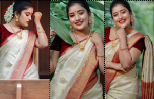 സാരിയിൽ സുന്ദരിയായി അനുമോൾ: ഒാണം സ്പെഷൽ ചിത്രങ്ങൾ കാണാം