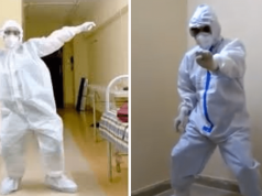 പിപിഇ കിറ്റ് ഇട്ട് ഹരേറപ്പാാാാ പാട്ടും വെച്ച് അടിപൊളി ഡാന്സ്…. കൊറോണയെ കണ്ടം വഴി ഓടിക്കും .. വീഡിയോ കാണാം…