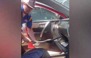 ഓടിക്കൊണ്ടിരിക്കുന്ന കാറിനുള്ളില് വിഷപ്പാമ്പ്; പരിഭ്രാന്തിയിലായി യാത്രക്കാര്