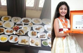 33 തരം ഭക്ഷണങ്ങള് ഒരു മണിക്കൂറിനുള്ളില്; റക്കോര്ഡില് ഇടം നേടി പത്ത് വയസുകാരി